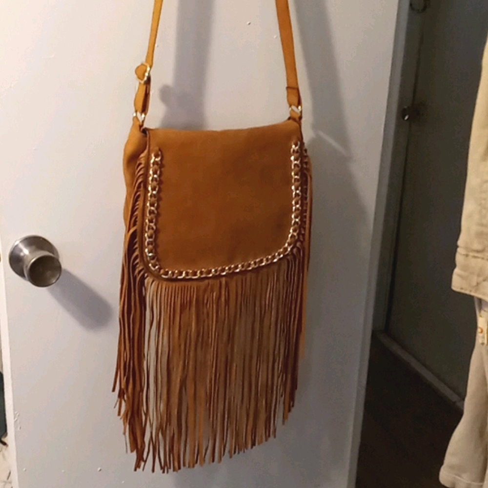 Side saddle purse